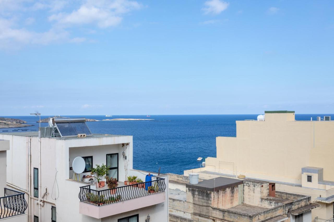 Sea View Apartment In St Paul'S Bay خليج سانت بول المظهر الخارجي الصورة